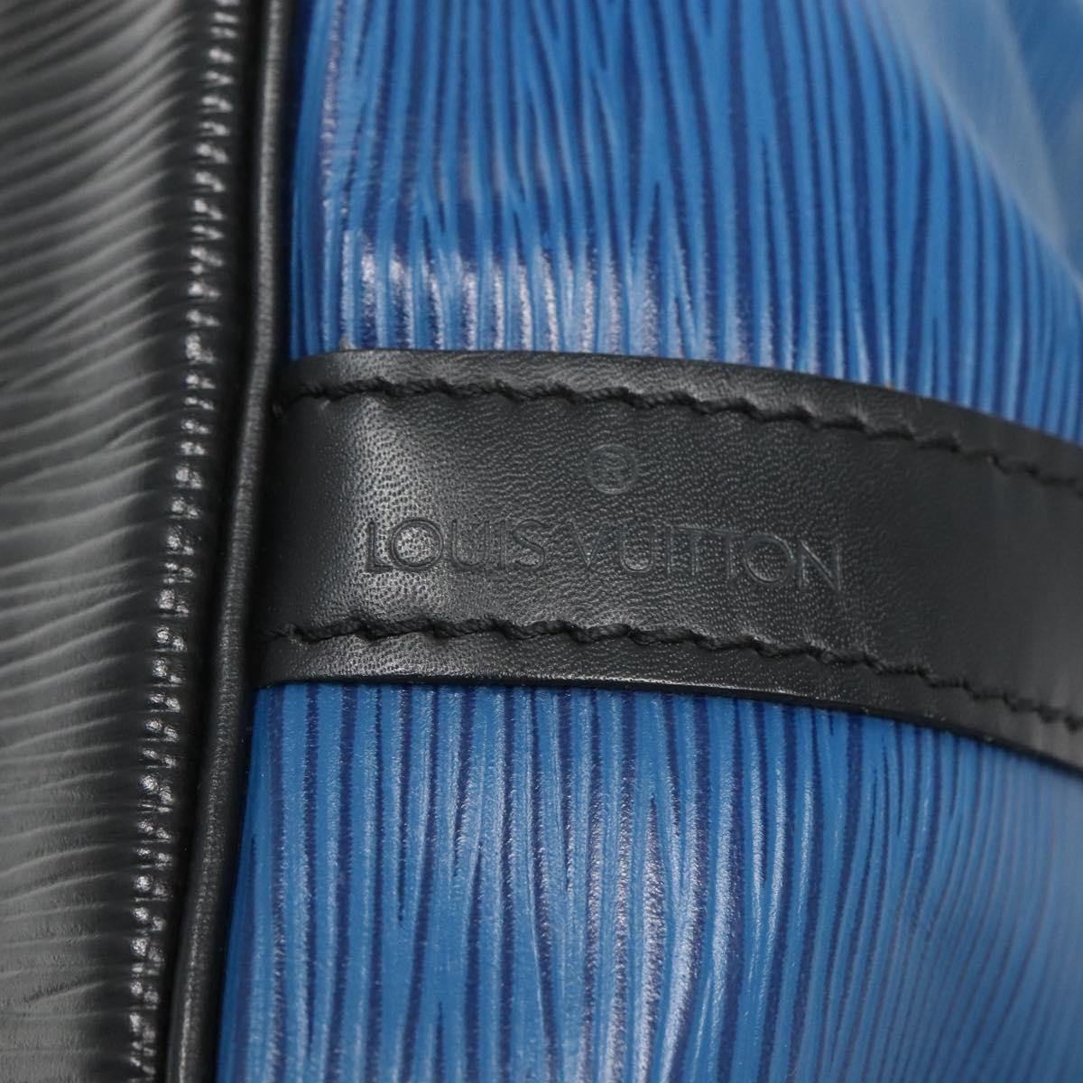Louis Vuitton Petit Noé Navy Leather Shoulder Bag (Pre-Owned)
