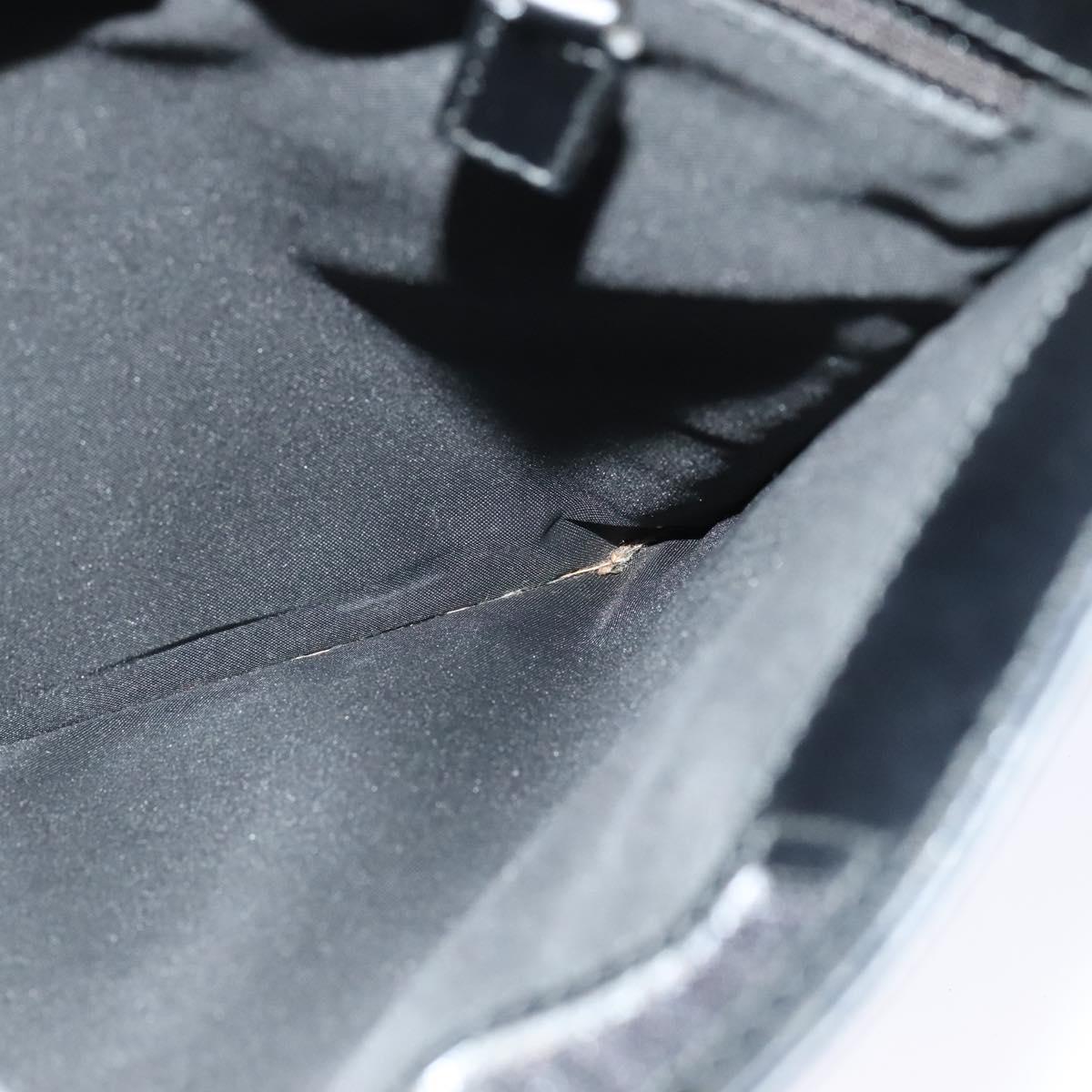 Gucci Gg Canvas Black Canvas Shoulder Bag (Pre-Owned)