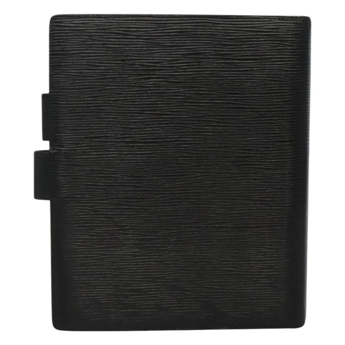Louis Vuitton Agenda Cover Black Leather Wallet (Pre-Owned)