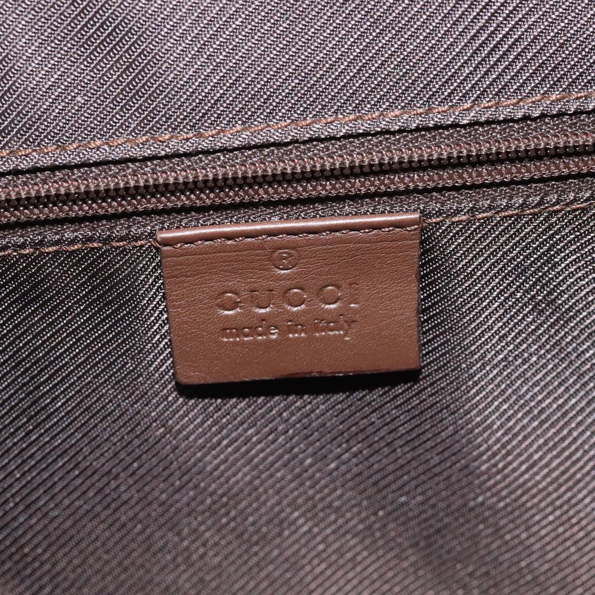 Gucci Gg Canvas Beige Canvas Shoulder Bag (Pre-Owned)
