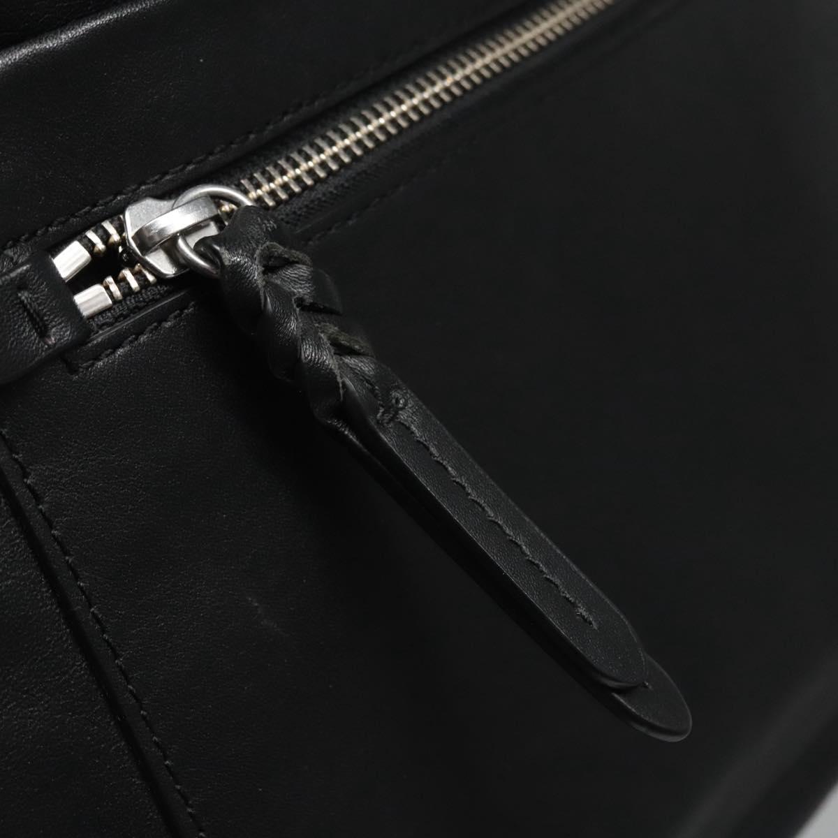 Ralph Lauren Polo Black Leather Tote Bag (Pre-Owned)