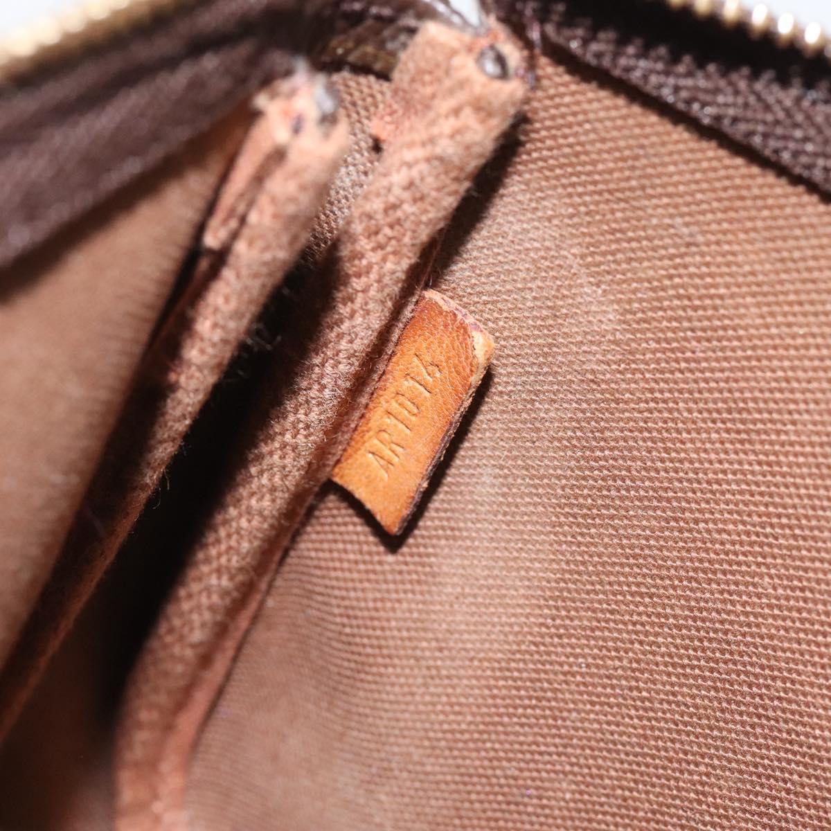 Louis Vuitton Pochette Accessoire Brown Canvas Clutch Bag (Pre-Owned)