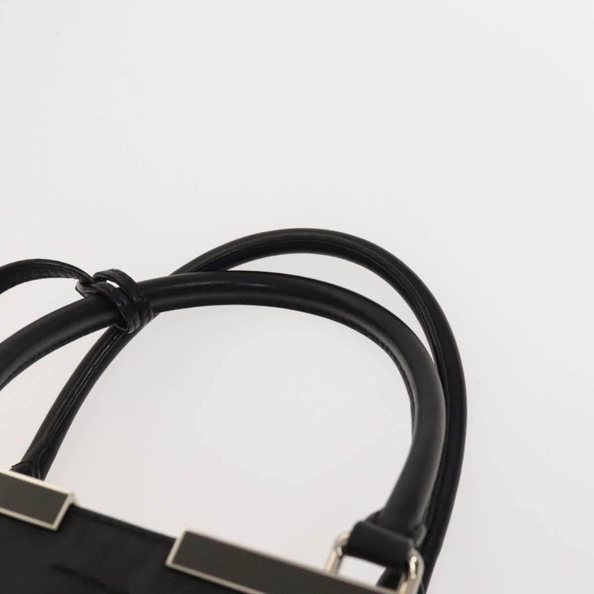 Fendi 3Jours Black Leather Tote Bag (Pre-Owned)