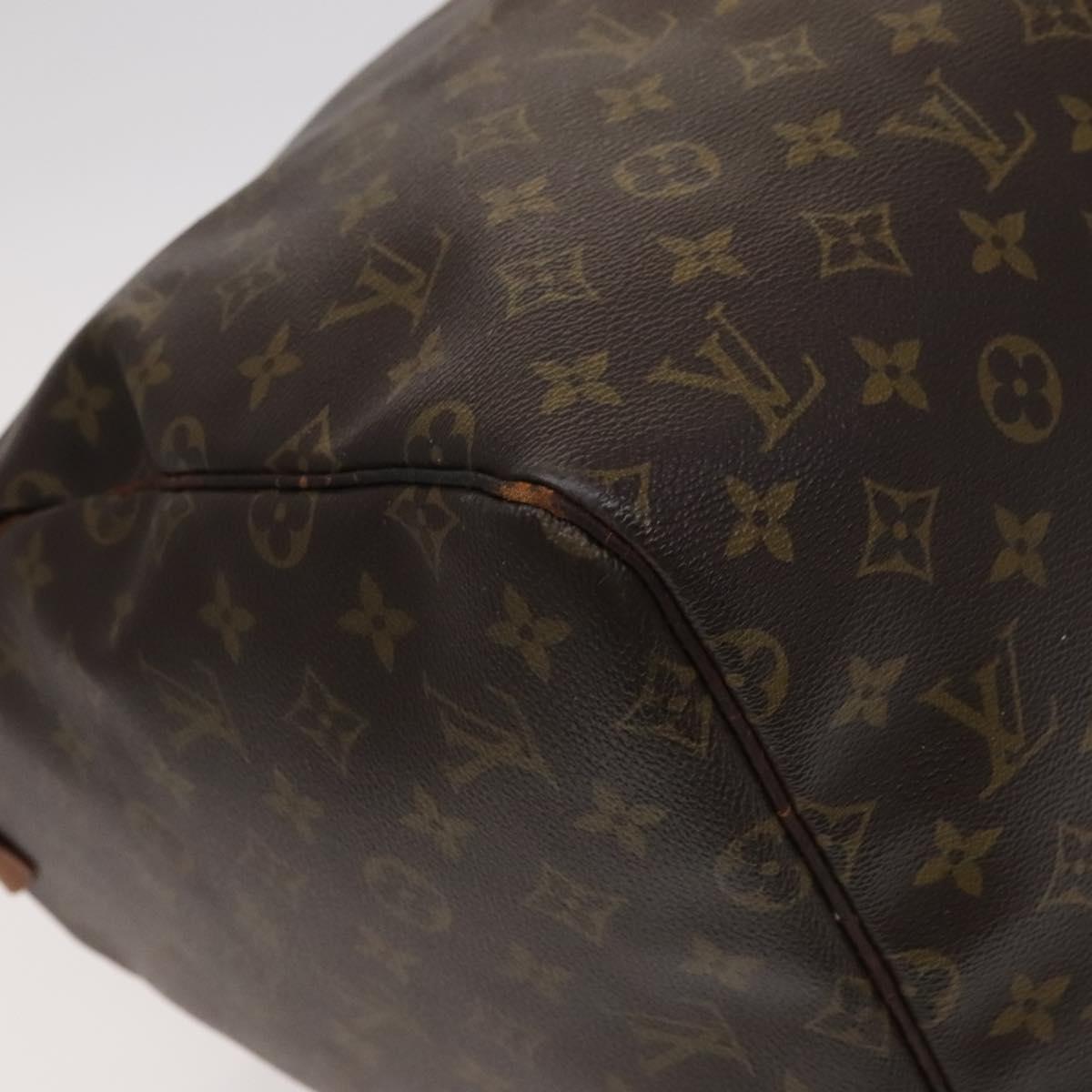 Louis Vuitton Keepall 55 Brown Canvas Travel Bag (Pre-Owned)