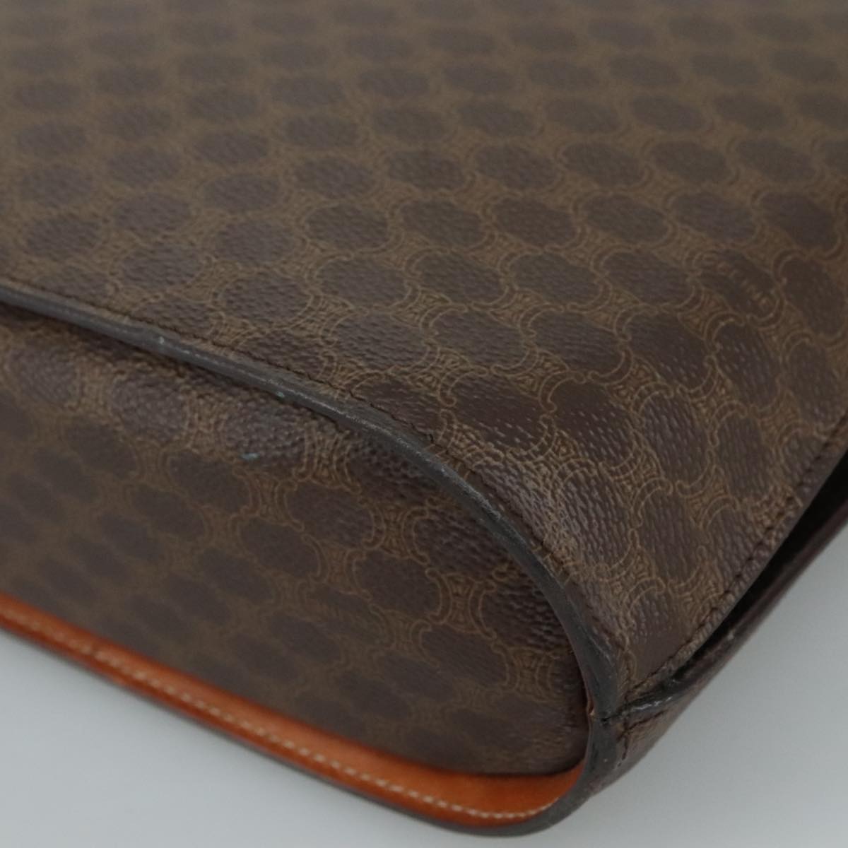 Céline Macadam Brown Canvas Handbag (Pre-Owned)