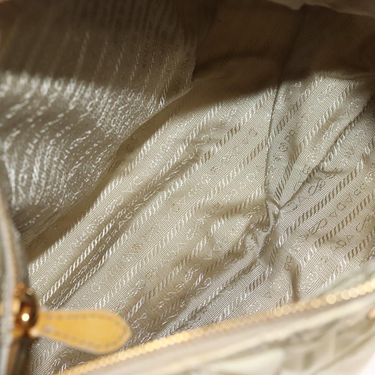 Prada Beige Nylon Shoulder Bag (Pre-Owned)
