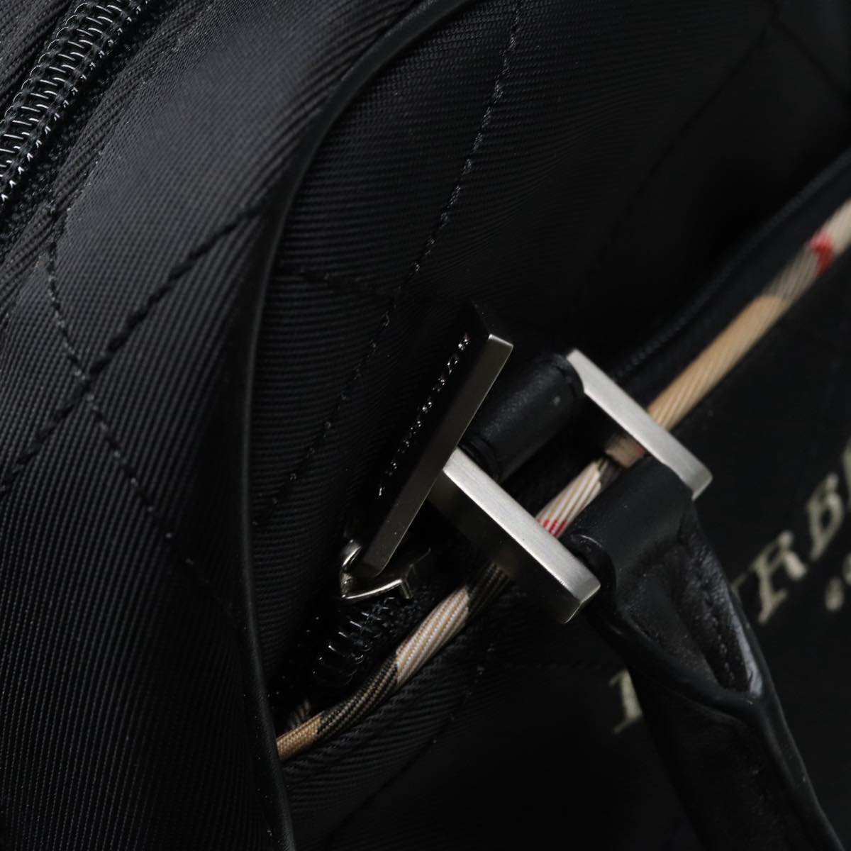 Burberry Black Synthetic Handbag (Pre-Owned)