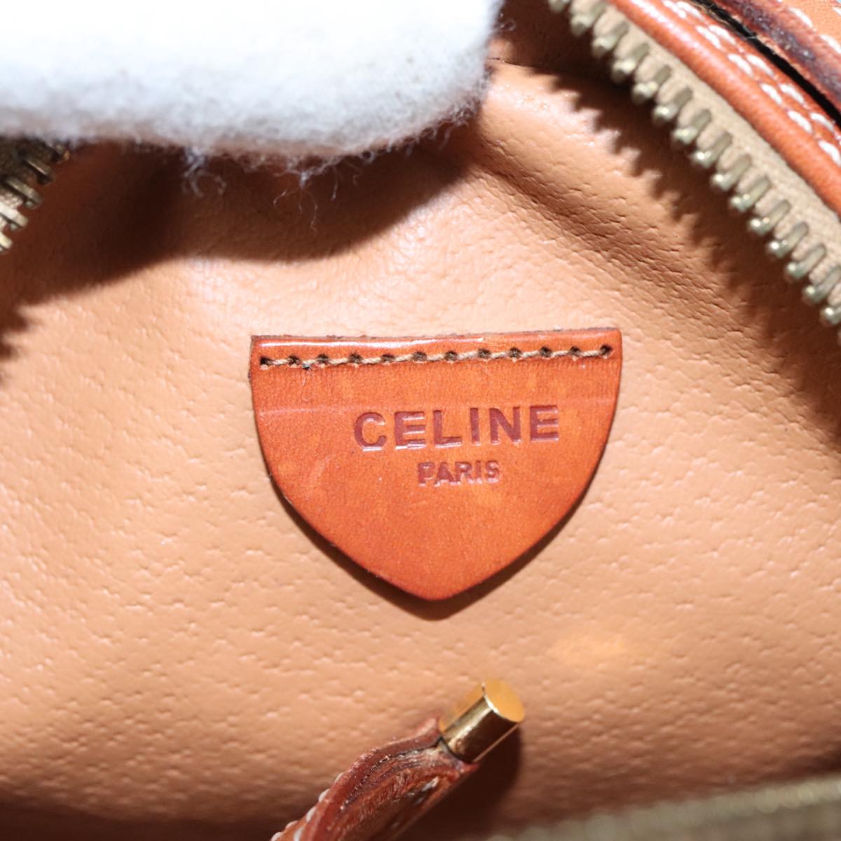 Céline Macadam Brown Canvas Shoulder Bag (Pre-Owned)