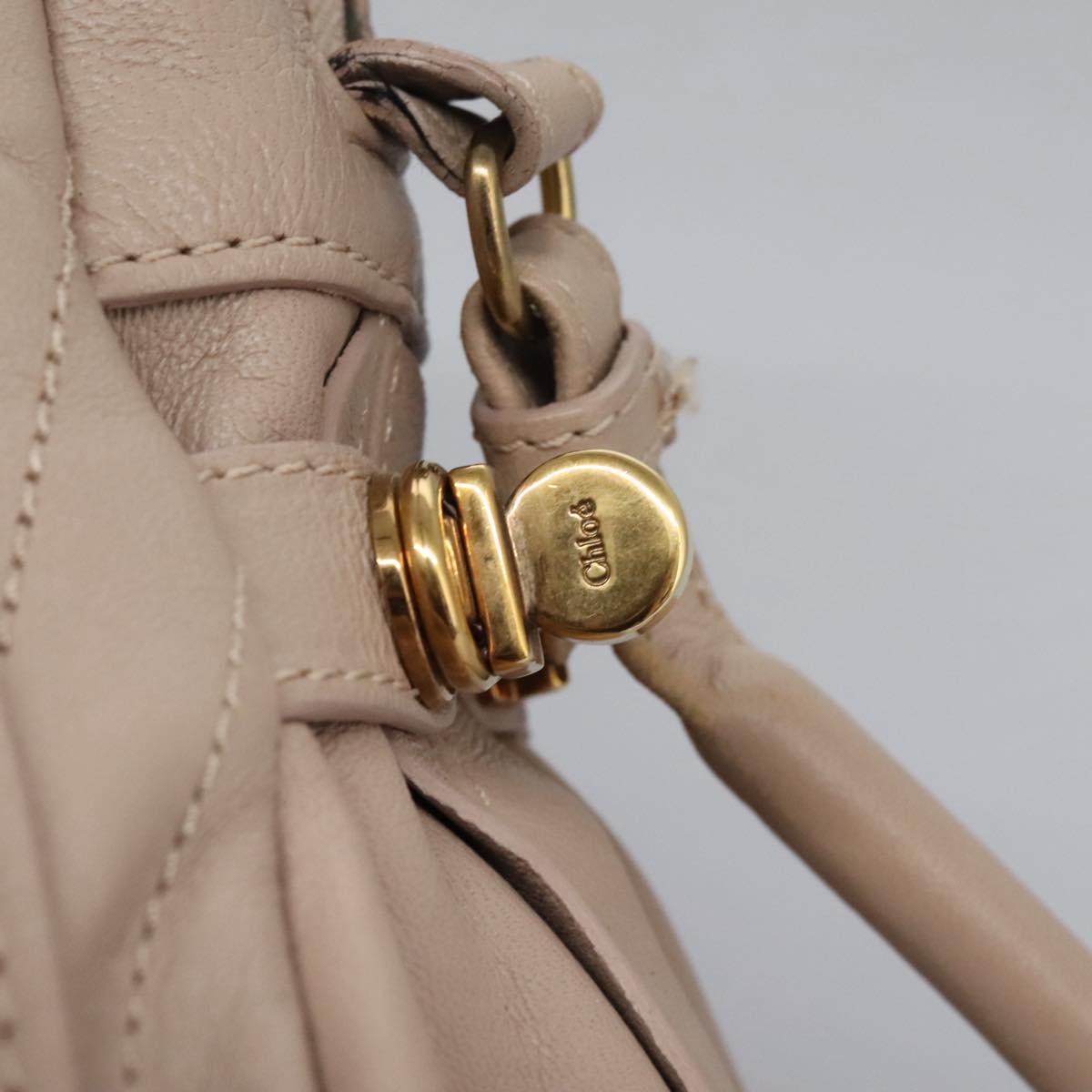 Chloé Paraty Beige Leather Handbag (Pre-Owned)