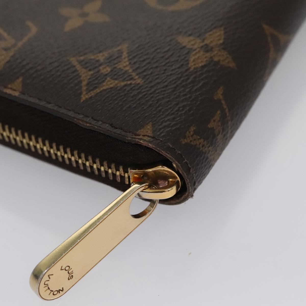 Louis Vuitton Zippy Wallet Brown Canvas Wallet (Pre-Owned)