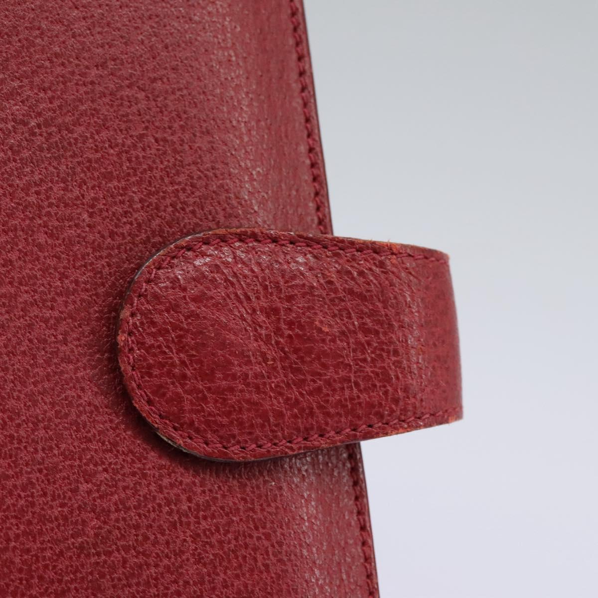 Gucci Couverture Agenda Red Leather Wallet (Pre-Owned)