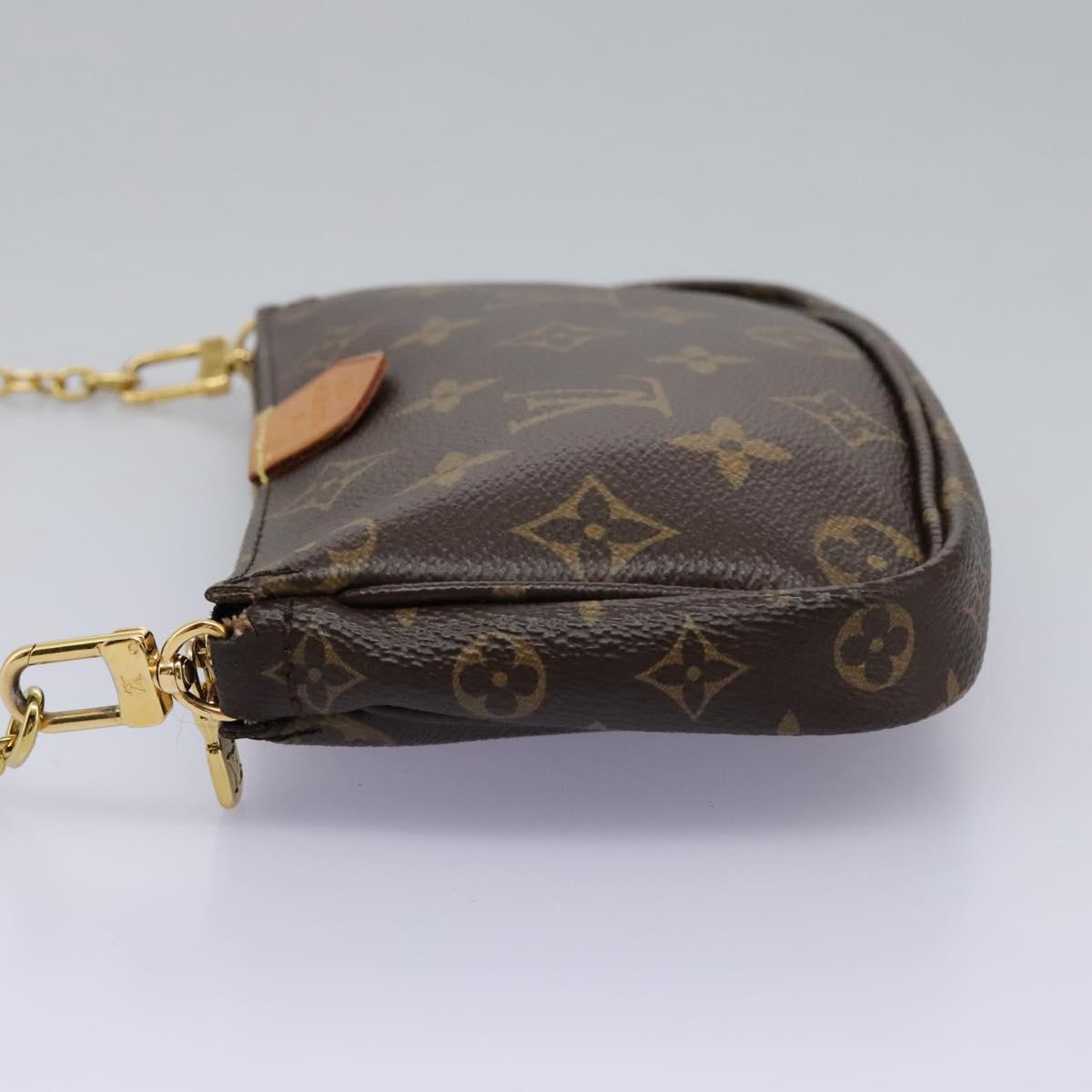 Louis Vuitton Multi Pochette Accessoires Brown Canvas Clutch Bag (Pre-Owned)