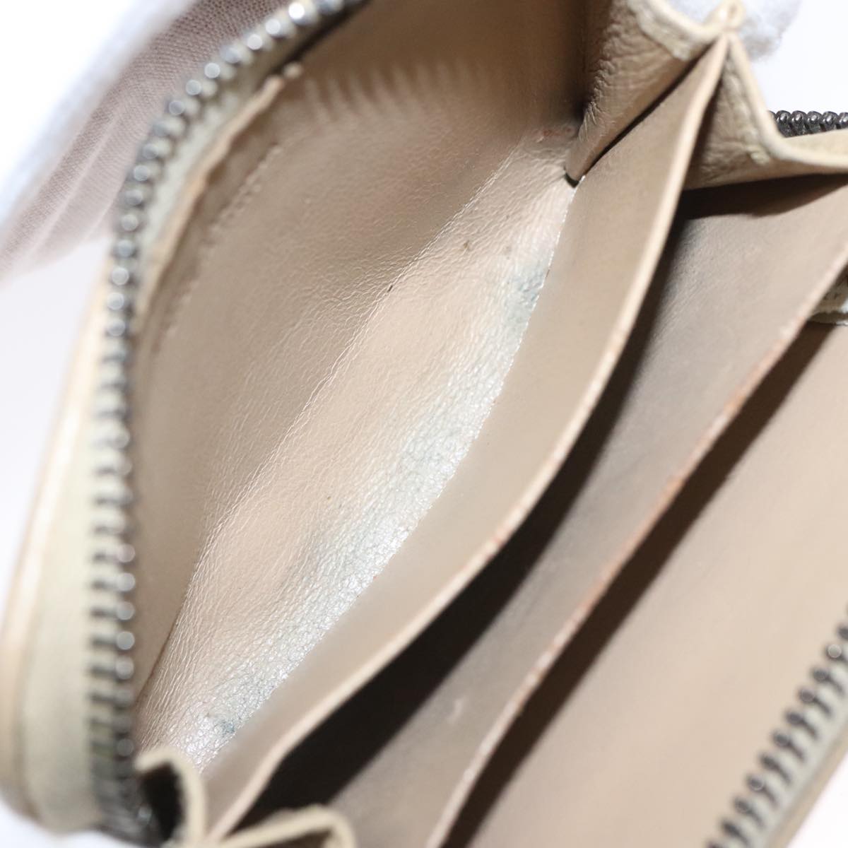 Bottega Veneta Intrecciato Beige Leather Wallet (Pre-Owned)