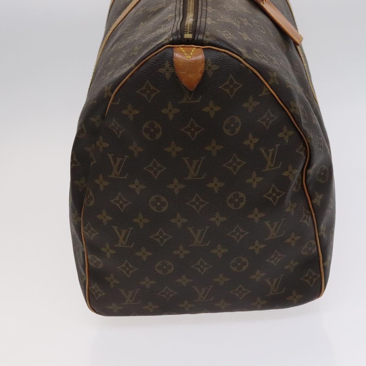 Louis Vuitton Keepall 60 Brown Canvas Travel Bag (Pre-Owned)