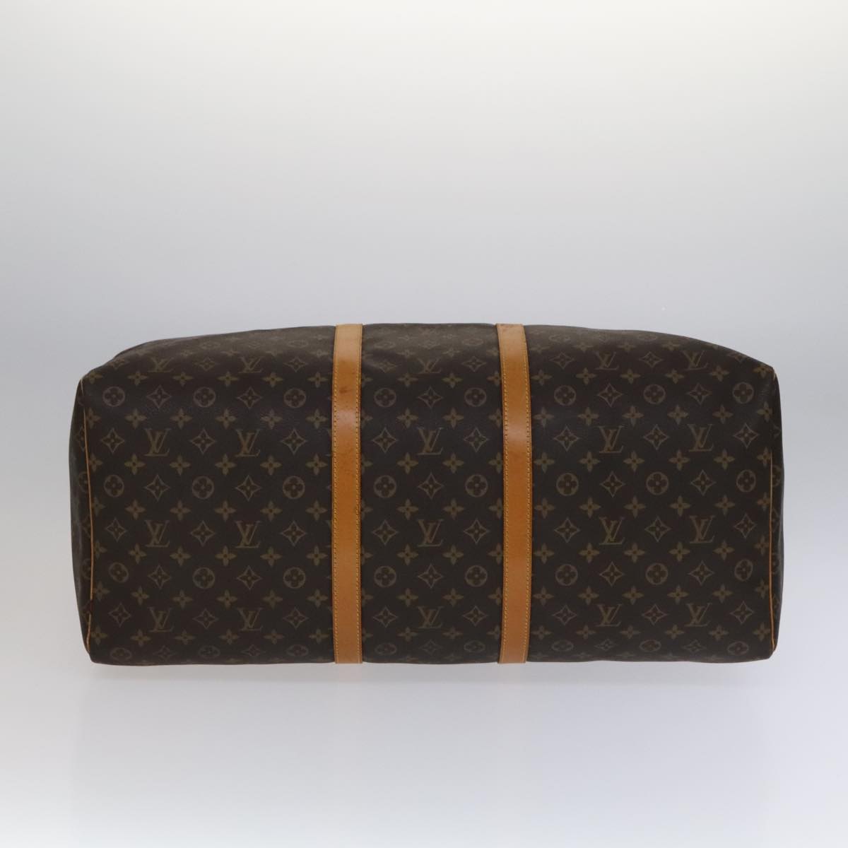 Louis Vuitton Keepall 60 Brown Canvas Travel Bag (Pre-Owned)