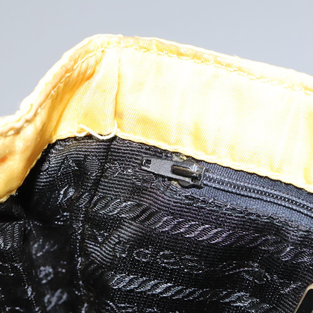 Prada Yellow Synthetic Shoulder Bag (Pre-Owned)