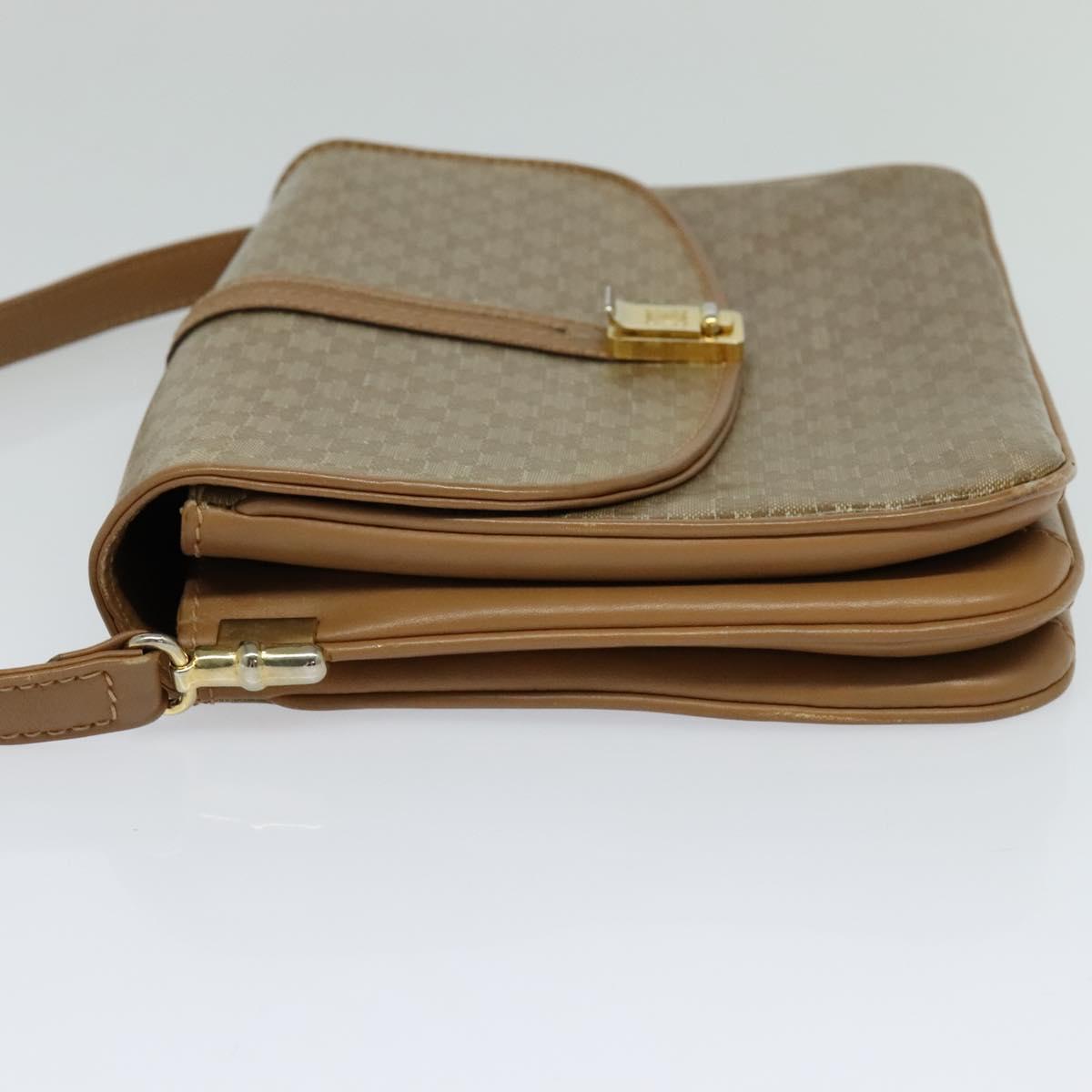 Céline Macadam Beige Canvas Shoulder Bag (Pre-Owned)