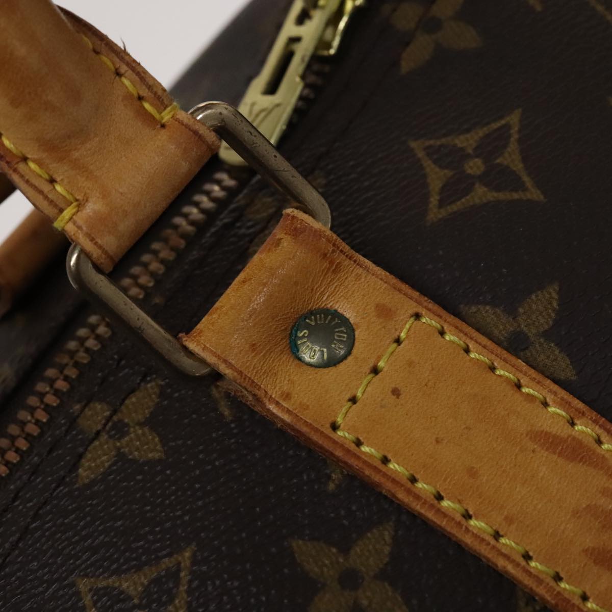 Louis Vuitton Keepall 60 Brown Canvas Travel Bag (Pre-Owned)