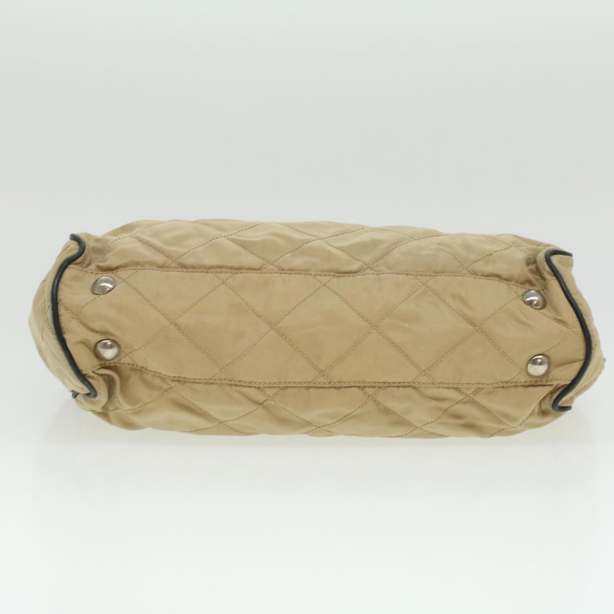 Prada Beige Canvas Handbag (Pre-Owned)