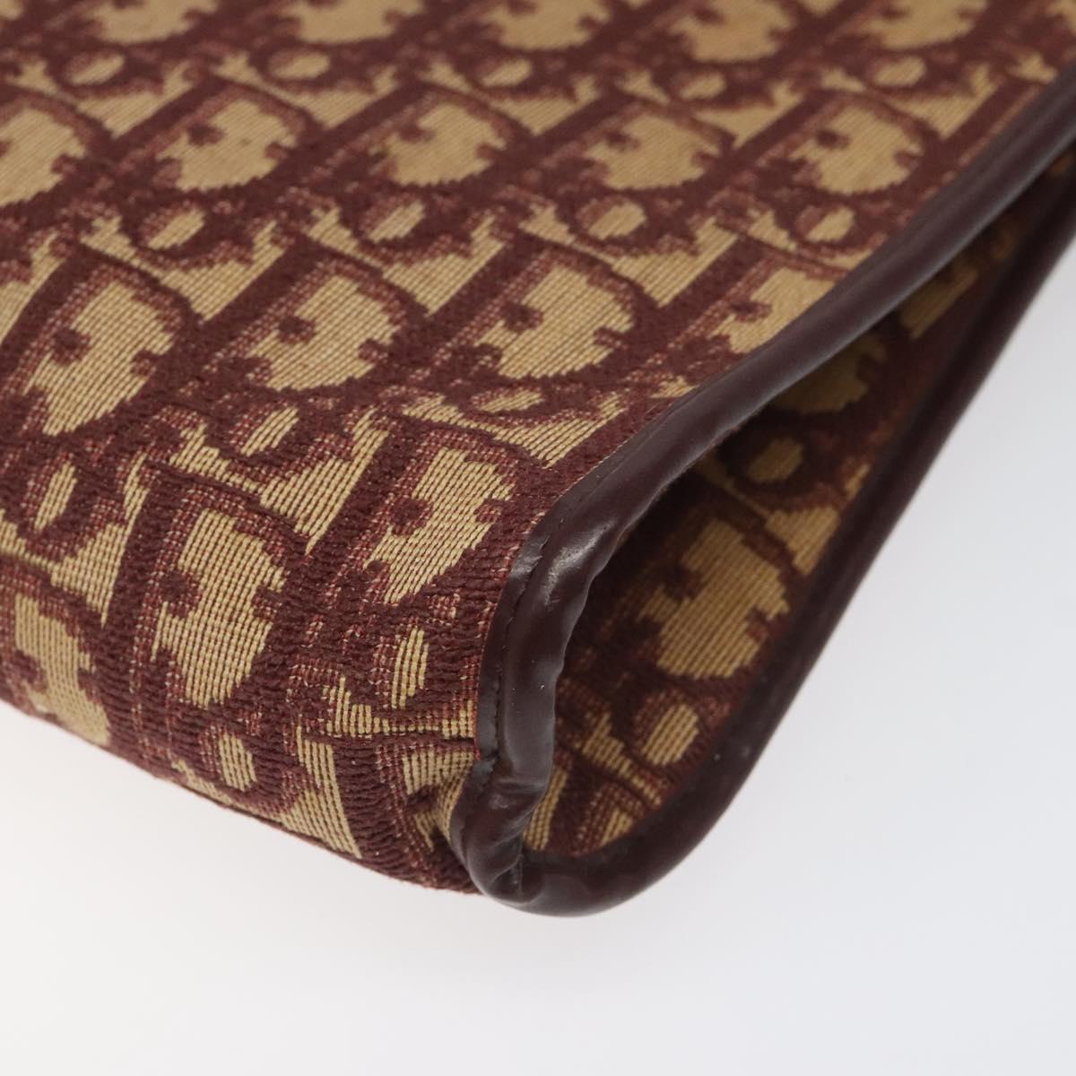 Dior Trotter Red Canvas Shoulder Bag (Pre-Owned)