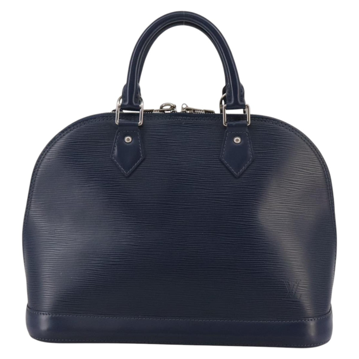 Louis Vuitton Alma Black Leather Handbag (Pre-Owned)