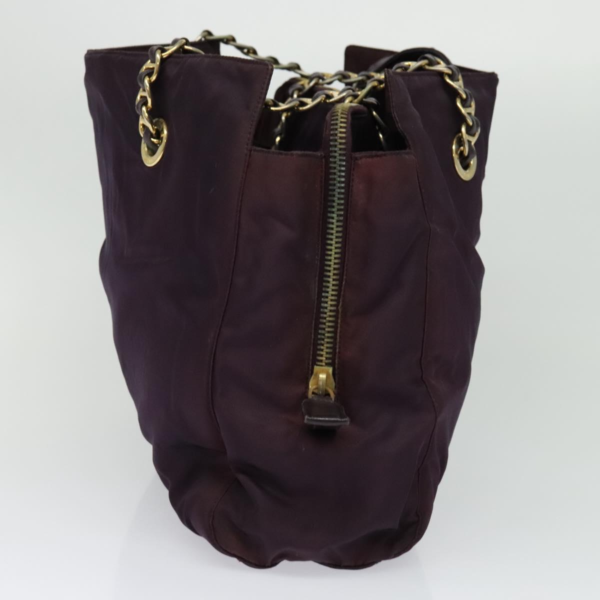 Prada Tessuto Purple Nylon Shoulder Bag (Pre-Owned)