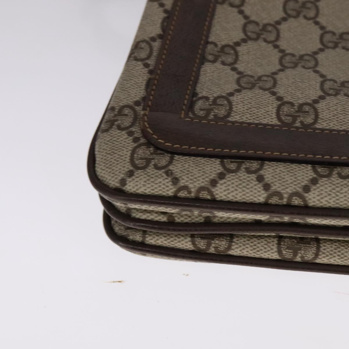 Gucci Ophidia Brown Canvas Shoulder Bag (Pre-Owned)