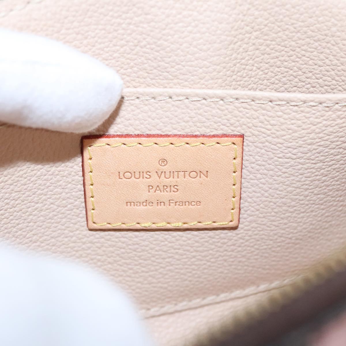 Louis Vuitton Cosmetic Pouch Brown Canvas Clutch Bag (Pre-Owned)