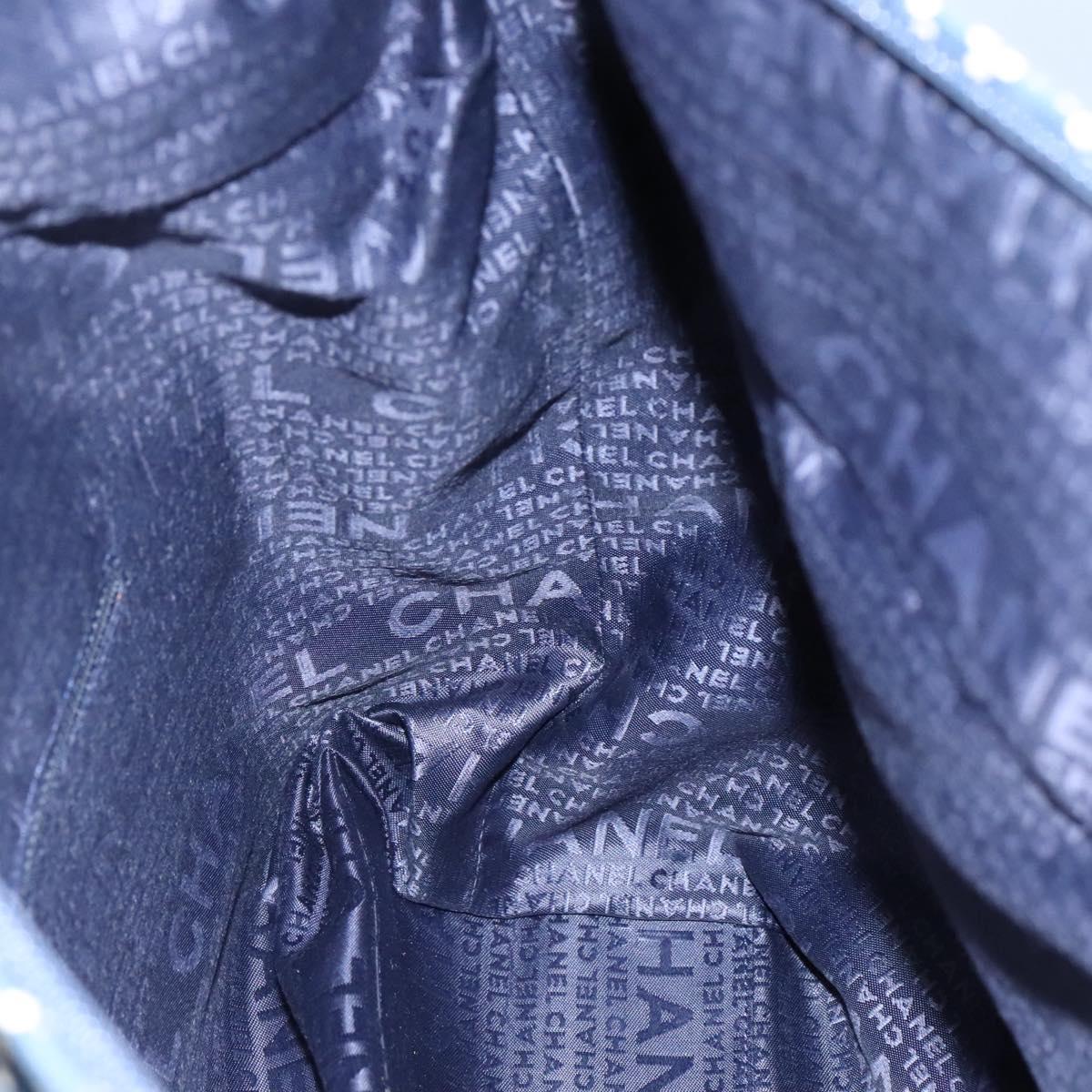Chanel Navy Canvas Tote Bag (Pre-Owned)