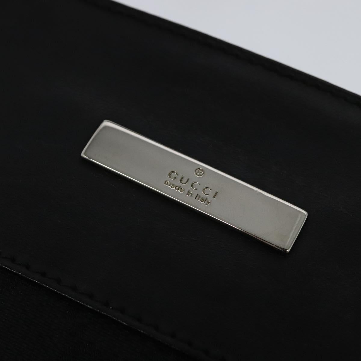 Gucci Gg Canvas Black Canvas Shoulder Bag (Pre-Owned)