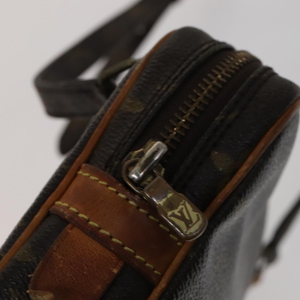 Louis Vuitton Marly Brown Canvas Shoulder Bag (Pre-Owned)
