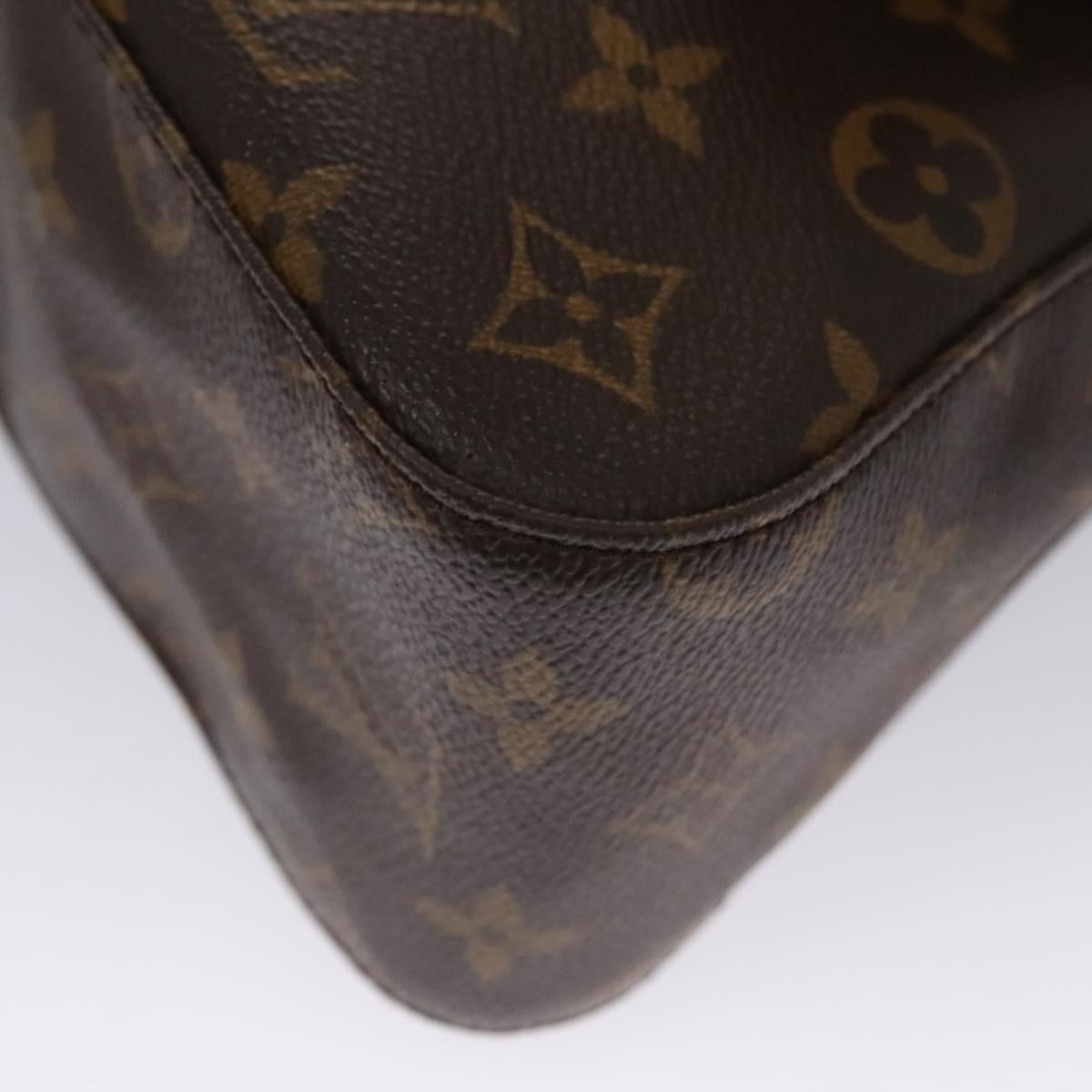 Louis Vuitton Mini Looping Brown Canvas Shoulder Bag (Pre-Owned)