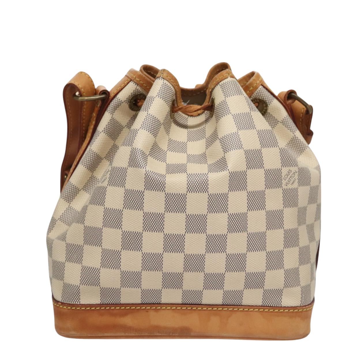 Louis Vuitton Noé Bb Grey Canvas Shoulder Bag (Pre-Owned)