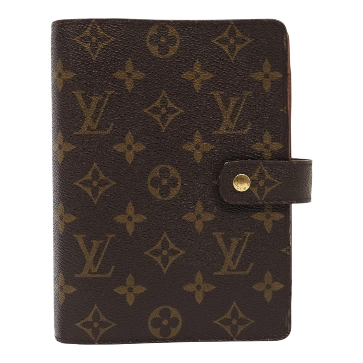 Louis Vuitton Agenda Cover Brown Canvas Wallet (Pre-Owned)