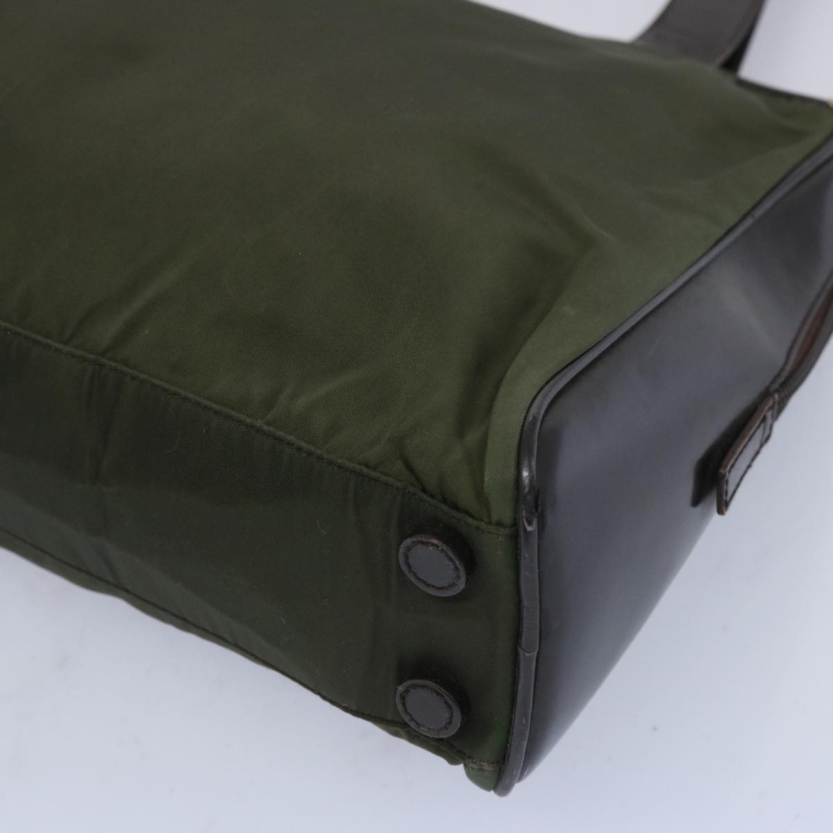 Prada Green Synthetic Tote Bag (Pre-Owned)