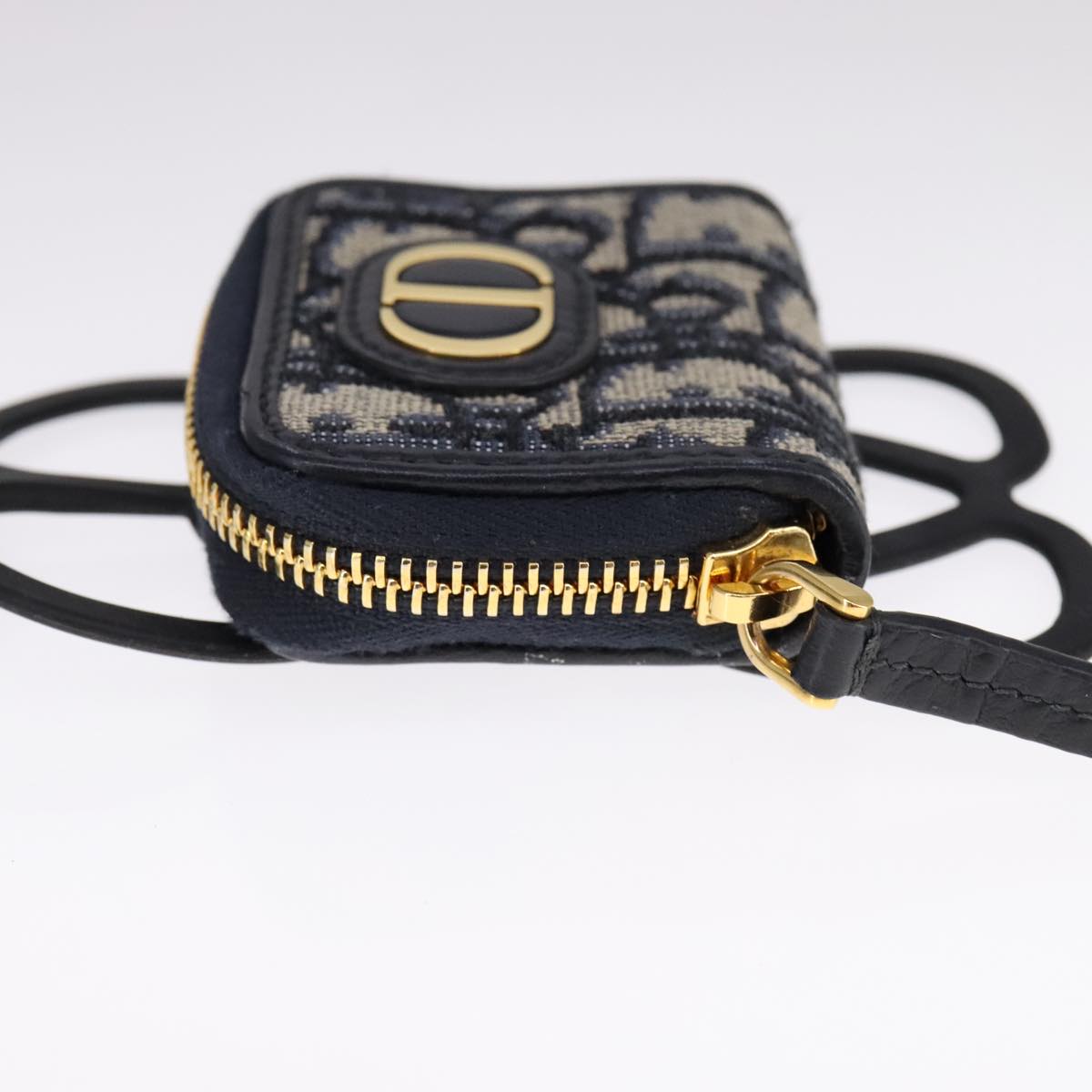 Dior Trotter Navy Canvas Wallet (Pre-Owned)