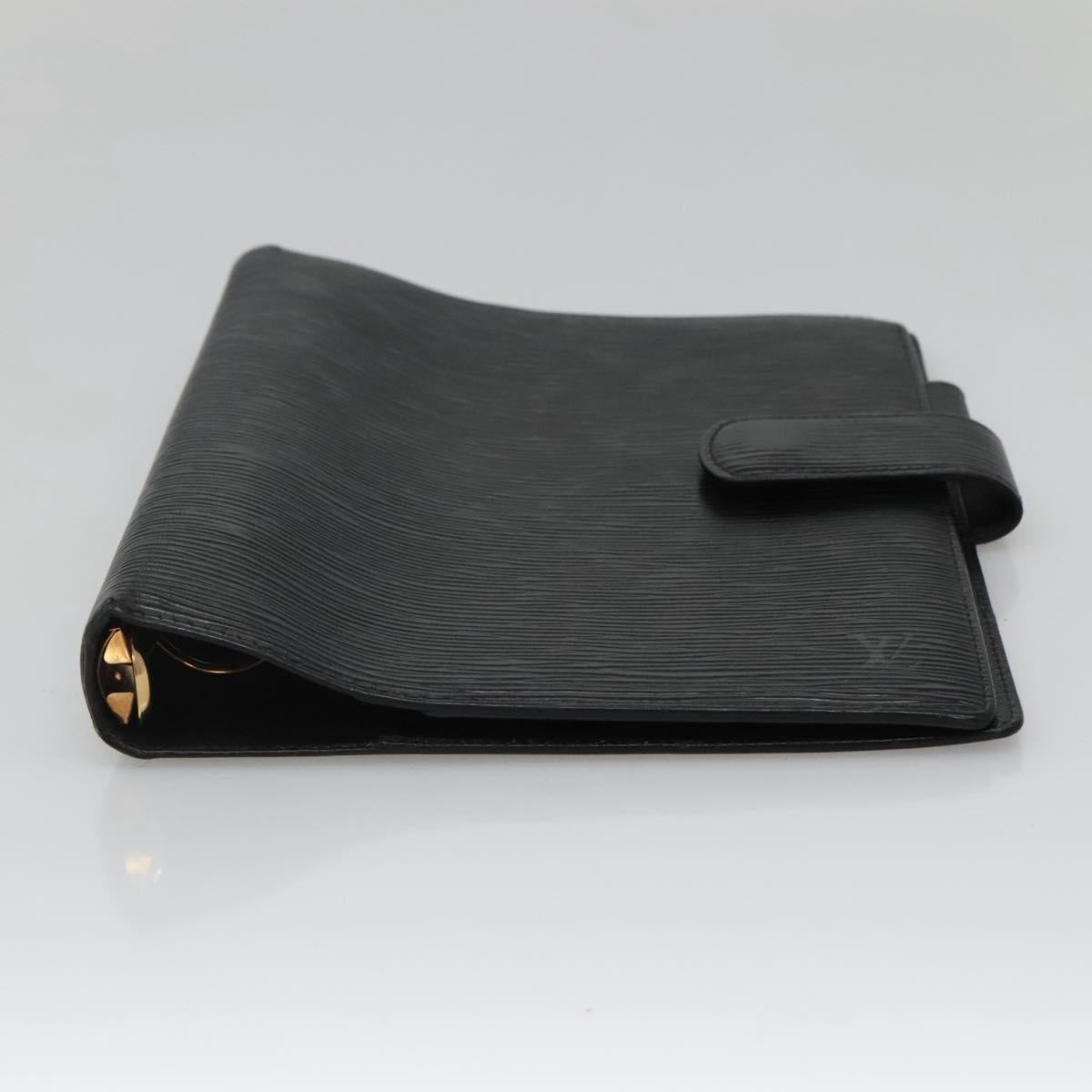 Louis Vuitton Agenda Cover Black Leather Wallet (Pre-Owned)