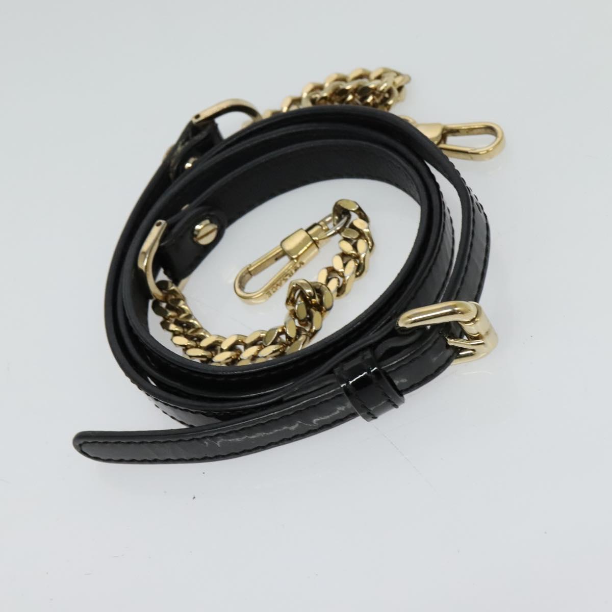 Versace Black Patent Leather Handbag (Pre-Owned)