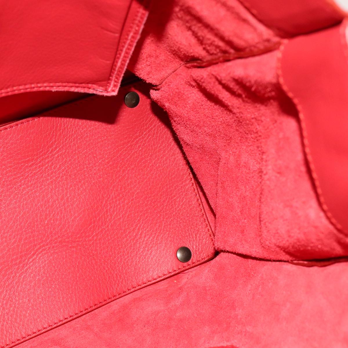Balenciaga Papier Red Leather Tote Bag (Pre-Owned)