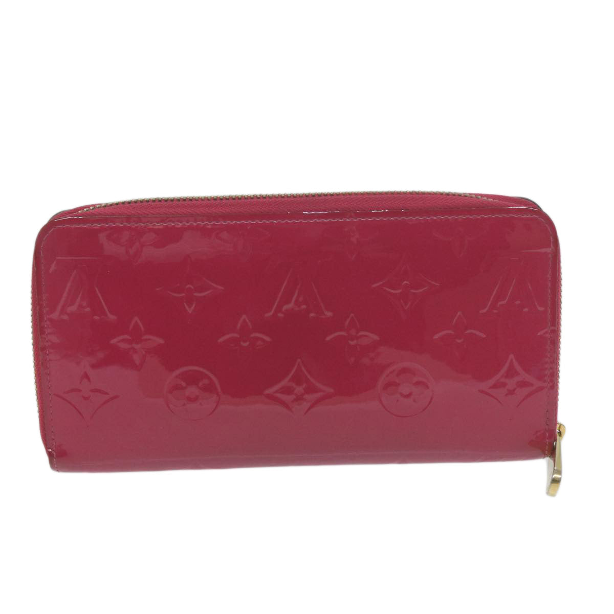 Louis Vuitton Zippy Wallet Pink Patent Leather Wallet (Pre-Owned)