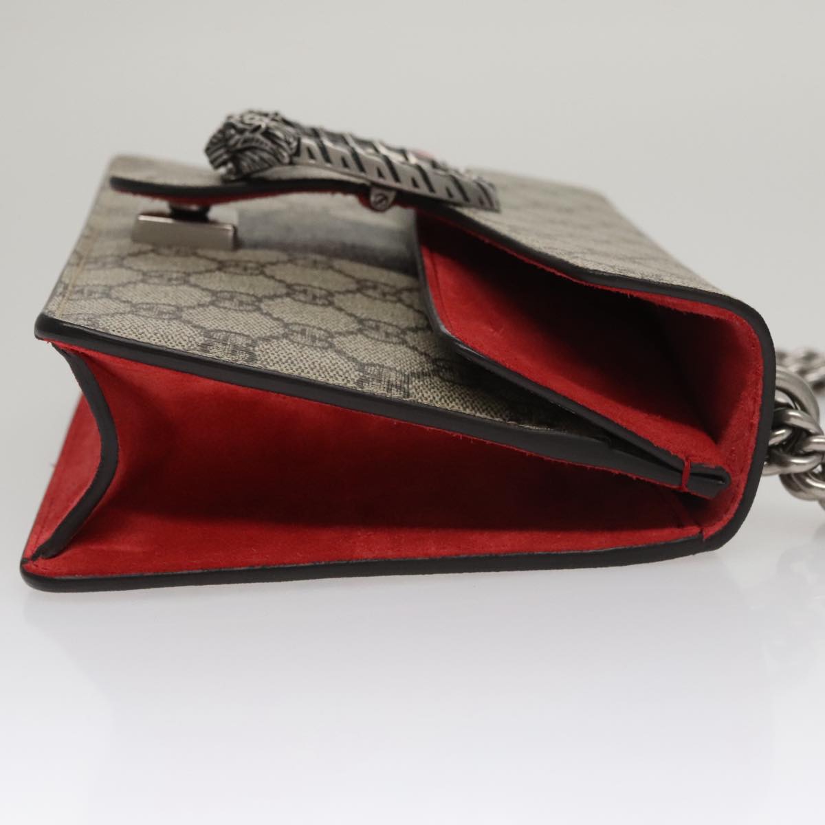 Gucci Dionysus Beige Canvas Shoulder Bag (Pre-Owned)