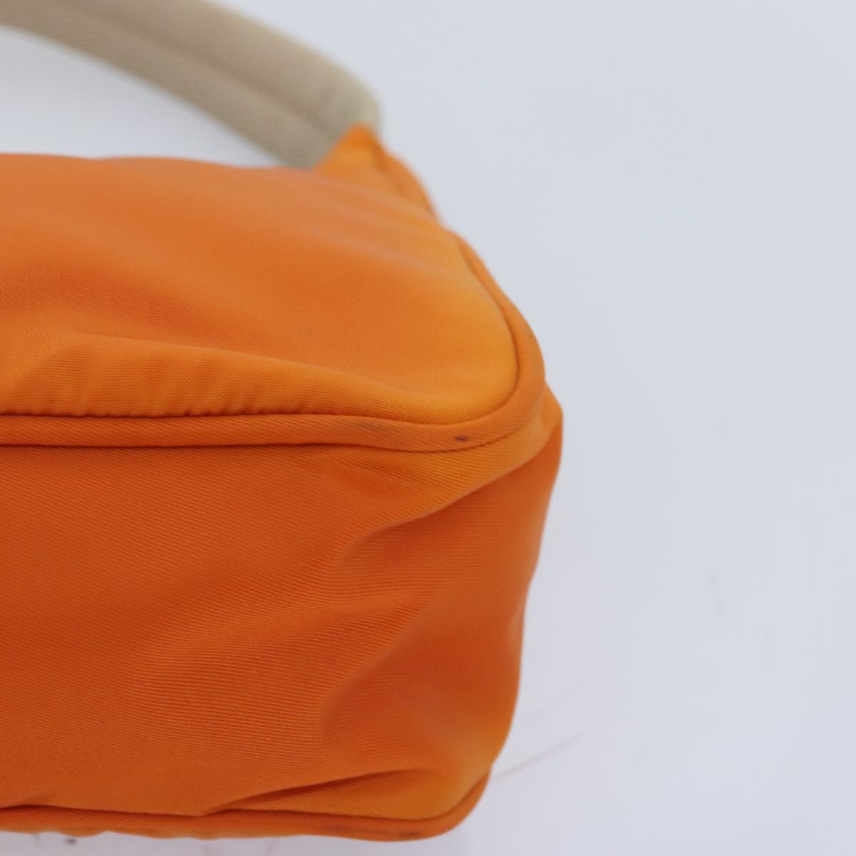 Prada Tessuto Orange Synthetic Handbag (Pre-Owned)