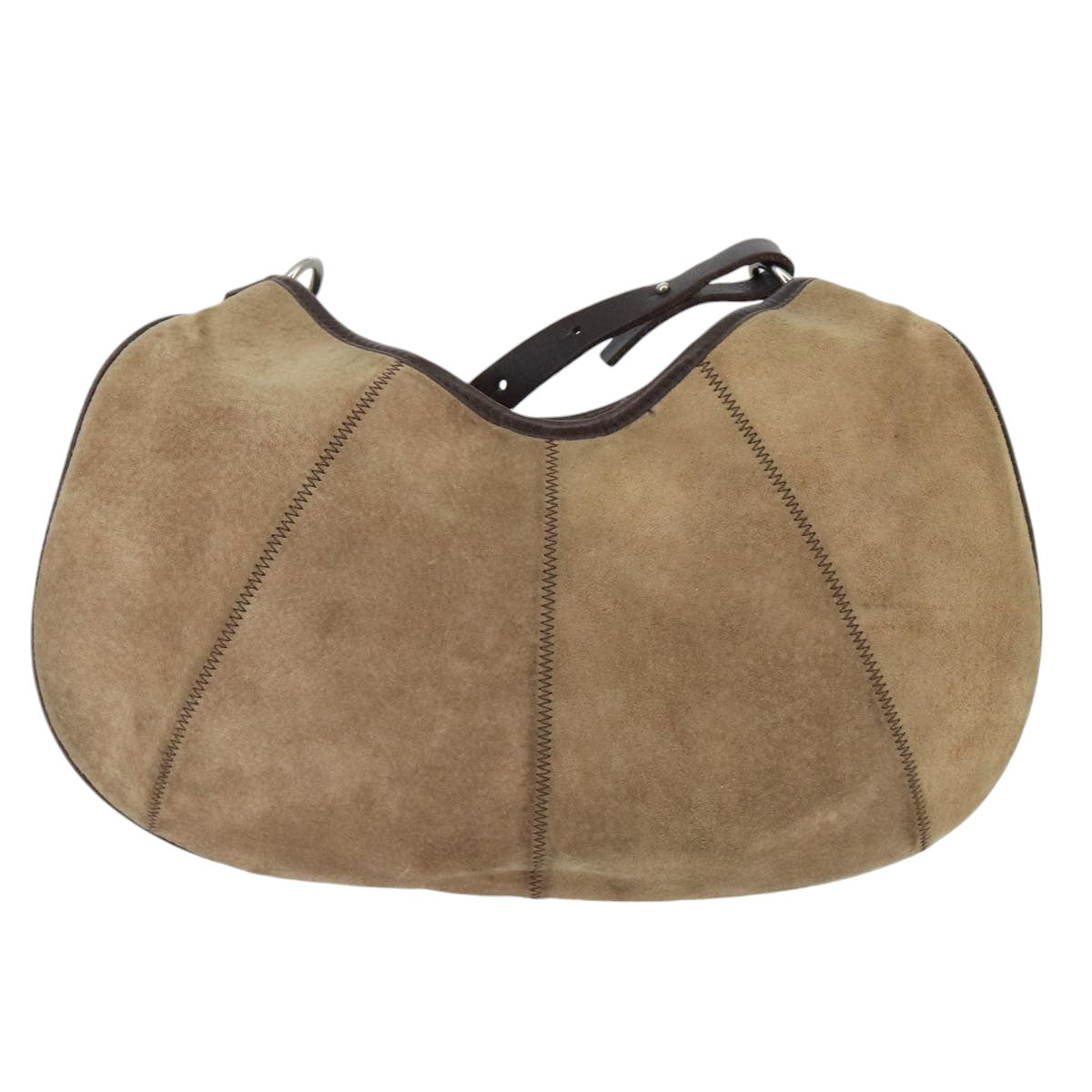 Burberry Blue Label Beige Suede Shoulder Bag (Pre-Owned)