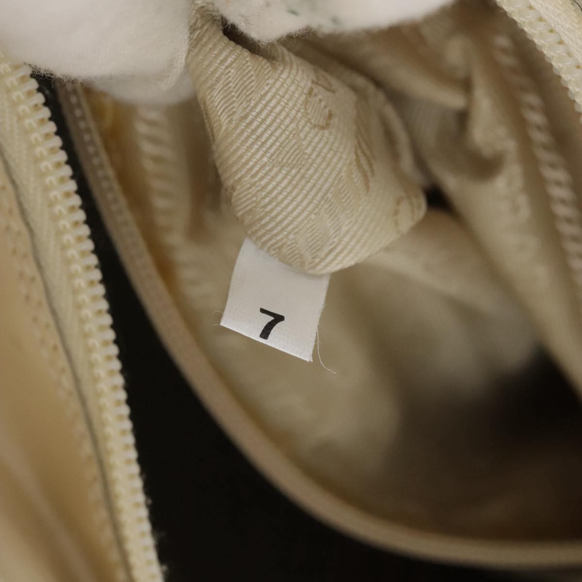 Prada White Patent Leather Tote Bag (Pre-Owned)