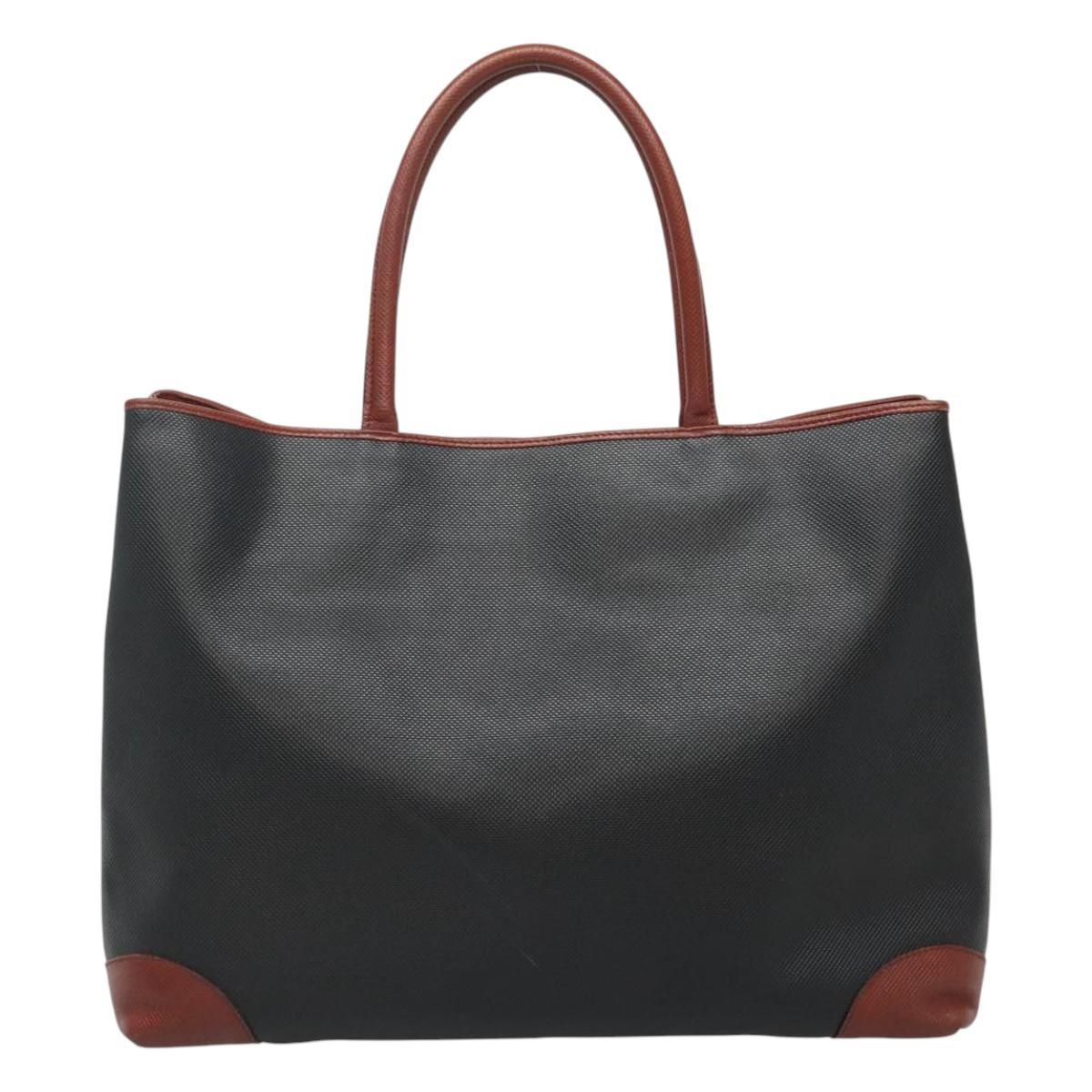 Bottega Veneta Black Canvas Tote Bag (Pre-Owned)