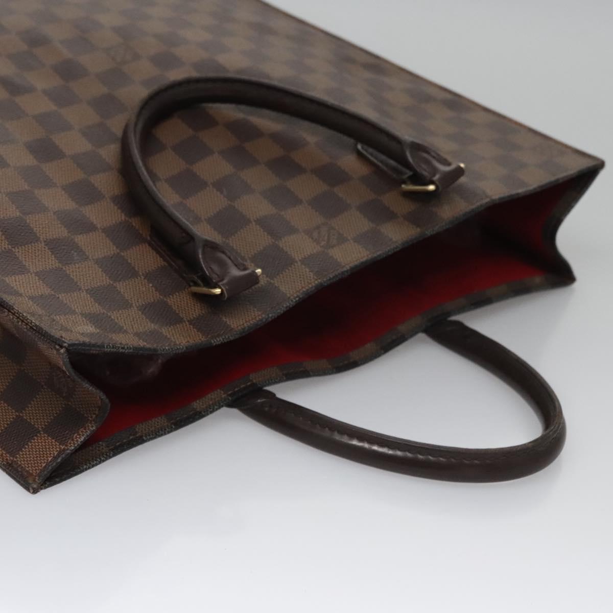 Louis Vuitton Sac Plat Brown Canvas Handbag (Pre-Owned)