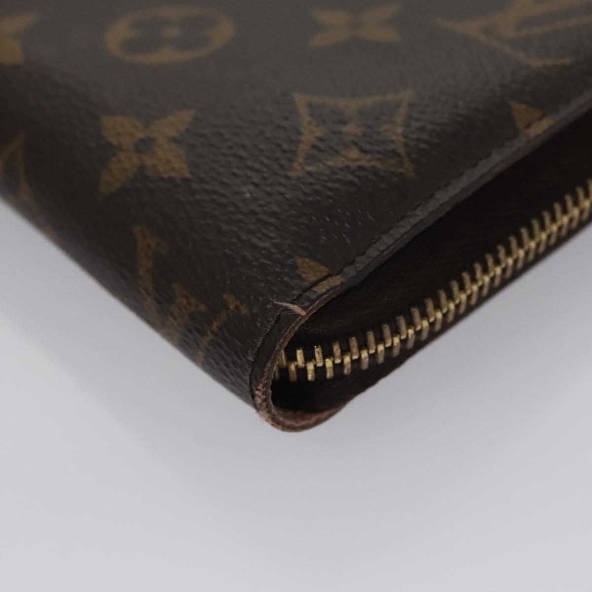 Louis Vuitton Zippy Wallet Brown Canvas Wallet (Pre-Owned)