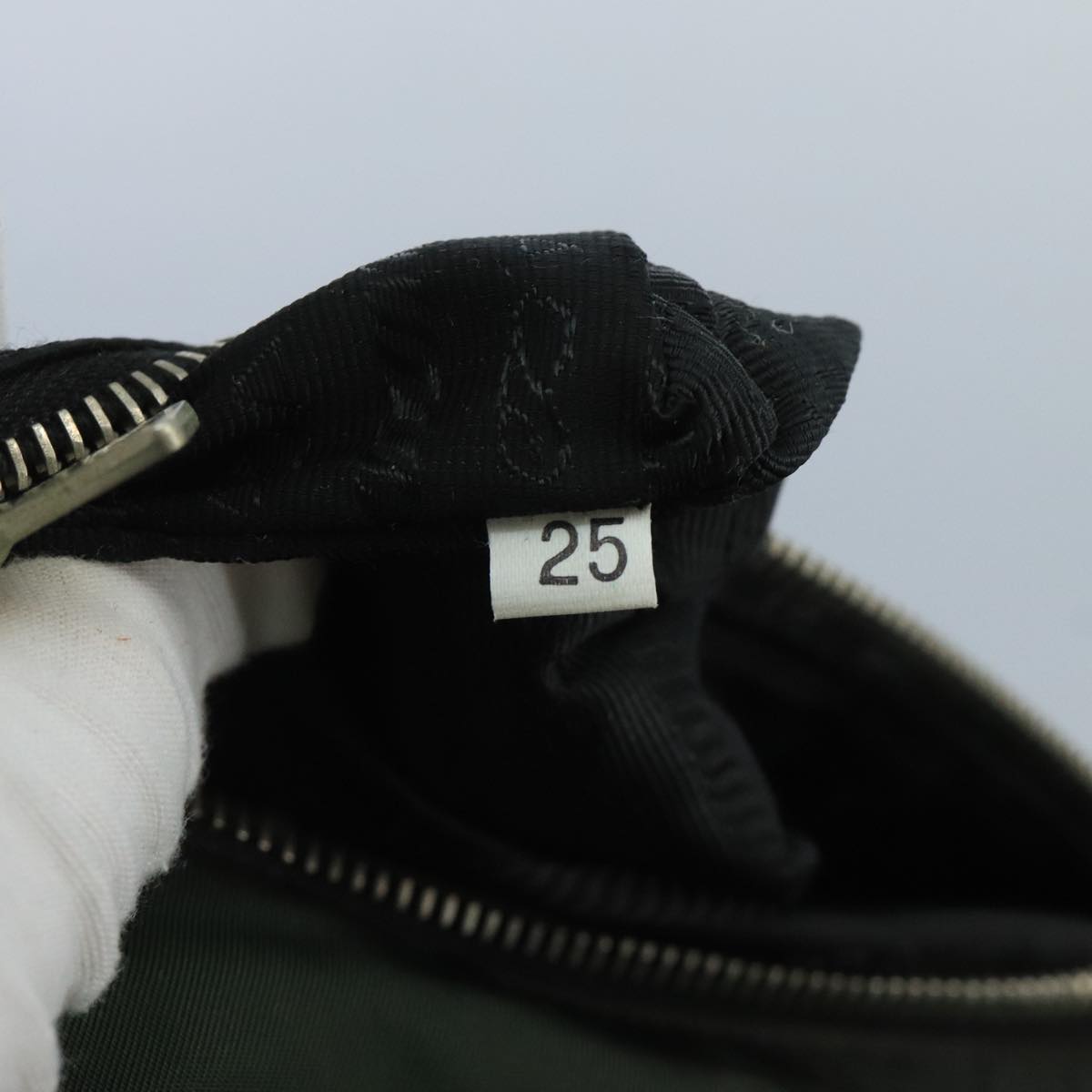 Prada Re-Nylon Khaki Synthetic Shoulder Bag (Pre-Owned)