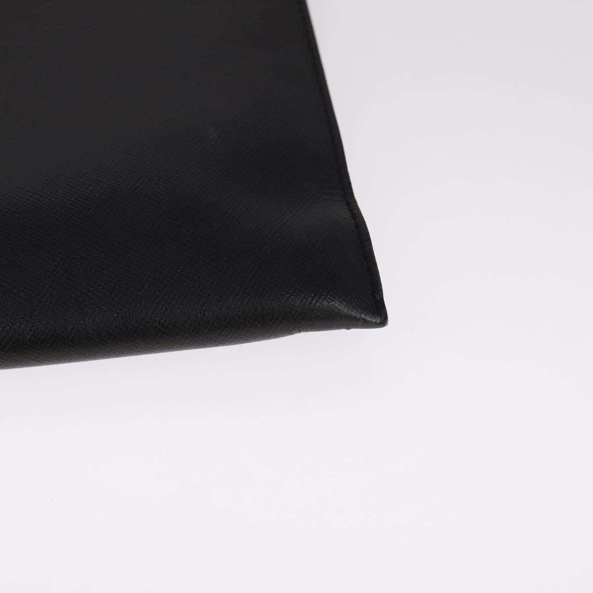 Prada Black Leather Clutch Bag (Pre-Owned)