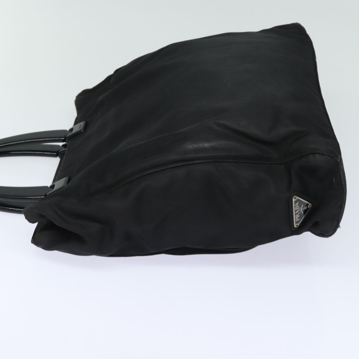 Prada Tessuto Black Synthetic Handbag (Pre-Owned)